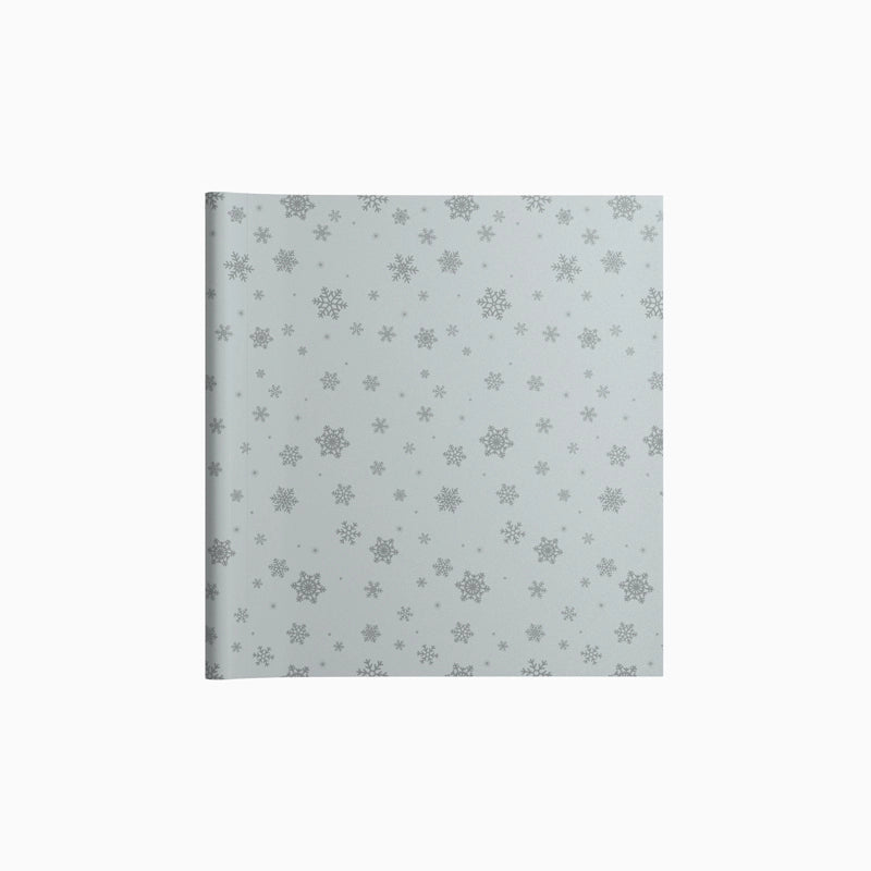 Rollo Mantel Papel Navidad 1.20 x 5 m Copo de Nieve Plata Glitter