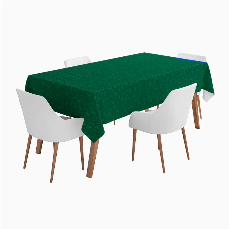 Christmas Paper Tablecloth Roll 1.20 x 5 m Green Poinsettia