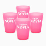 Vaso Cubata Ancho Rosa 480cc Despedida Equipo Novia