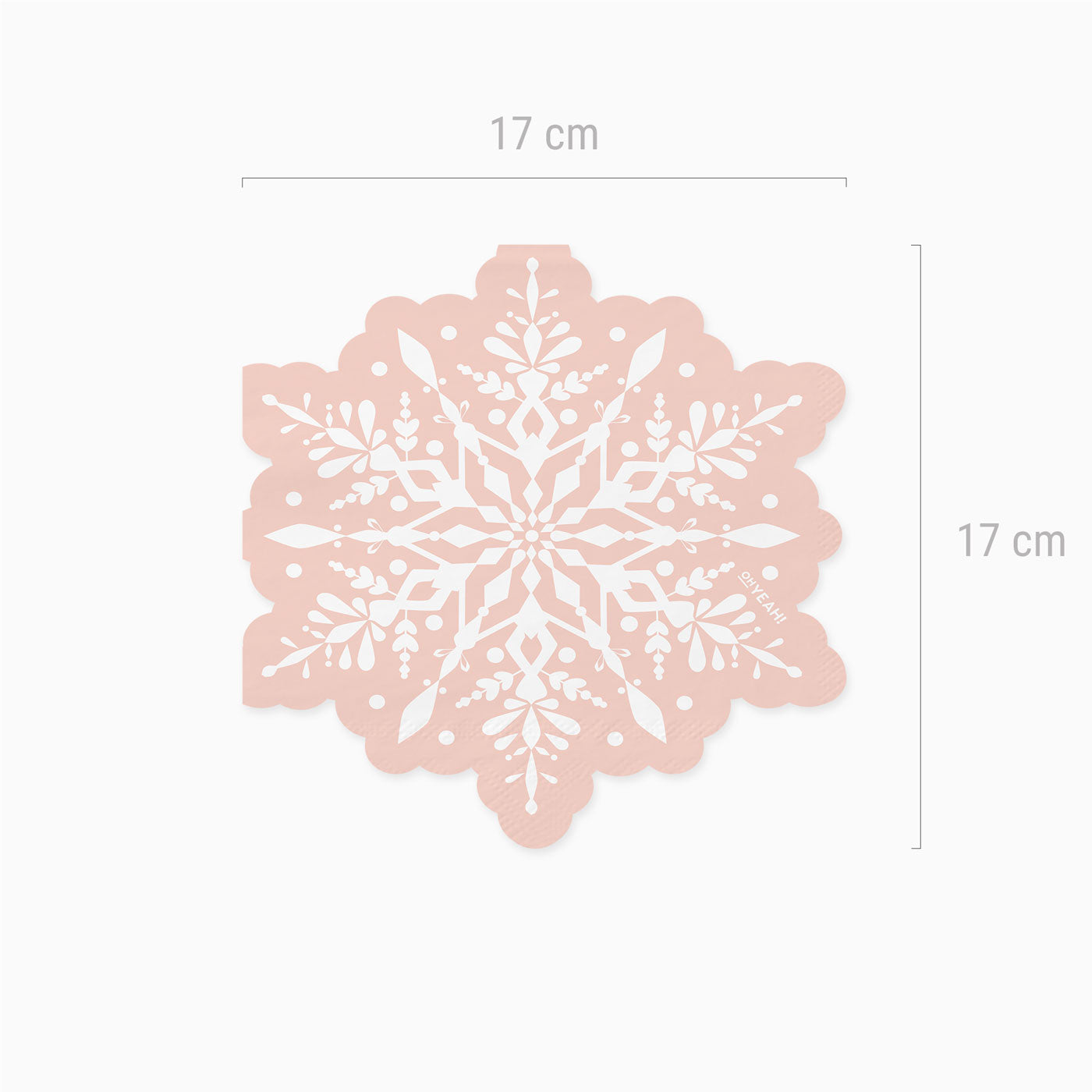 Napkins Christmas Frozen Snowflake