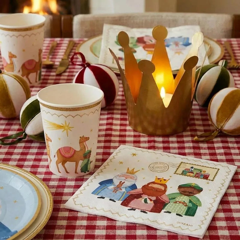 Christmas Double Layer Paper Napkin 33 x 33 cm Petit Three Wise Men