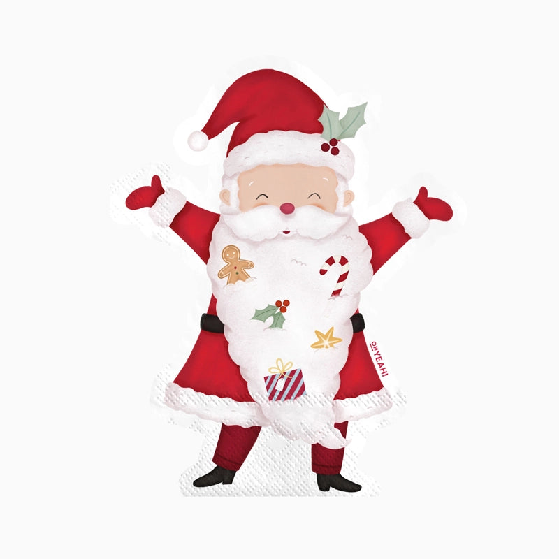 Double Layer Paper Napkin Christmas Shape Santa Claus is coming!
