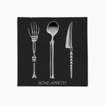 Double paper napkins cape 'bone appeit' 33 x 33 cm halloween