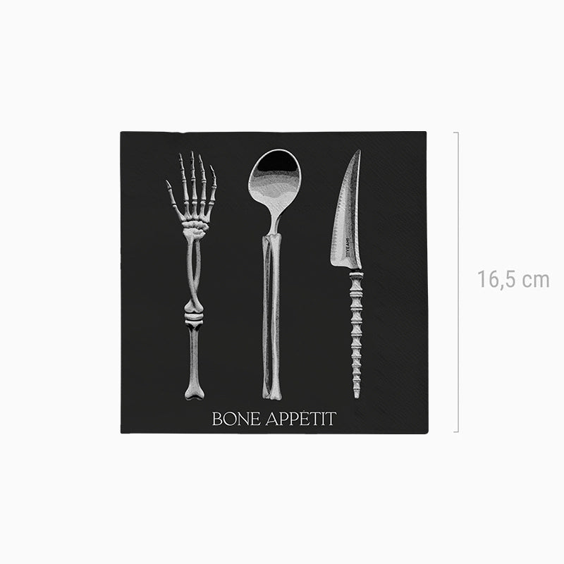 Servilletas Papel Doble Capa Calavera 33 x 33 cm Halloween