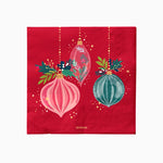 Servilleta Papel Doble Capa Navidad 33 x 33 cm Rojo Ornaments
