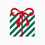 Servilleta Papel Doble Capa 40 x 33 cm Navidad con forma Regalo