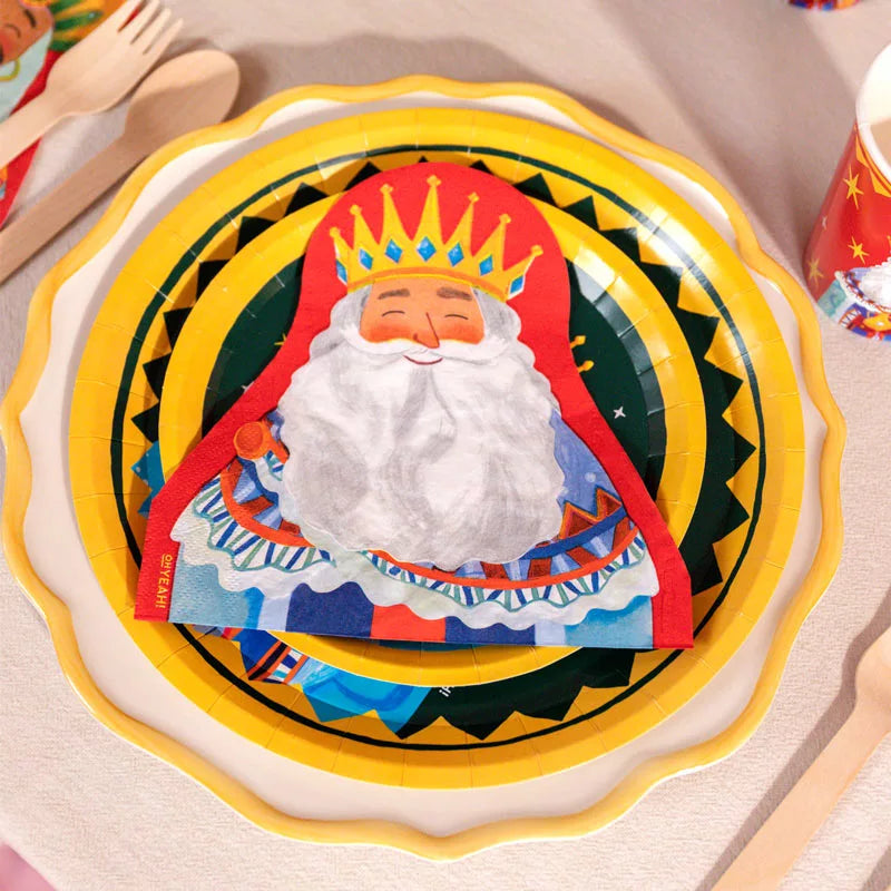 Servilleta Papel Doble Capa 33 x 33 cm Noche de Reyes Magos