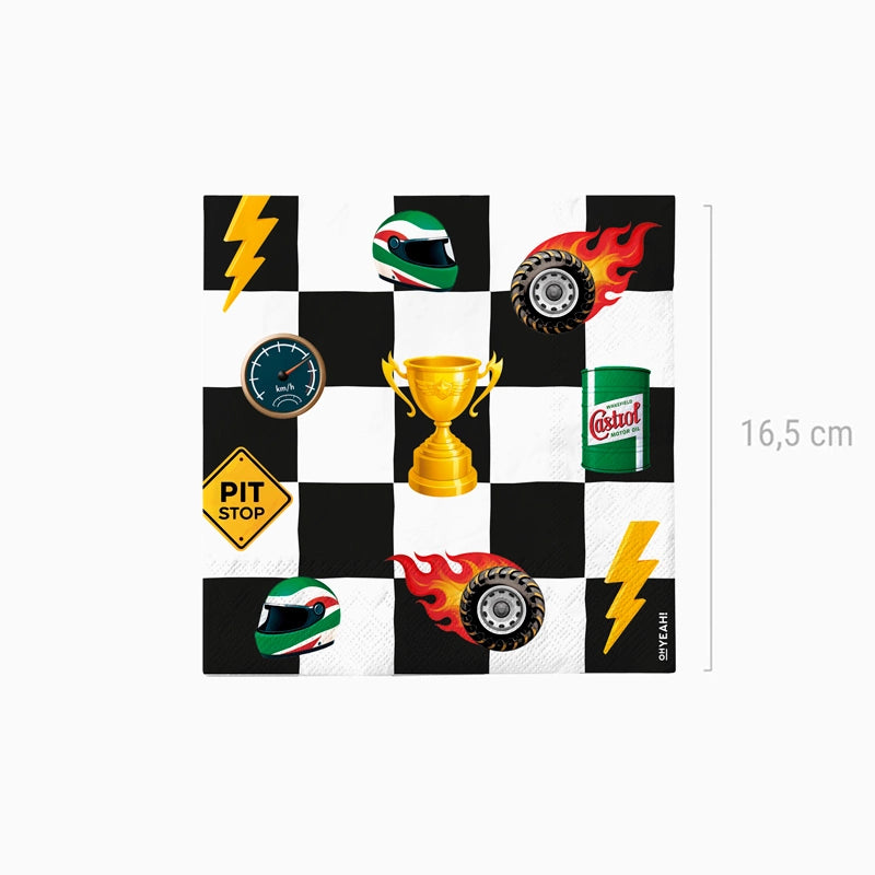 Tovagliolo di carta a doppio strato 33 x 33 cm Drago Mostro