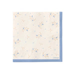 Tovagliolo di carta doppio strato 33 x 33 cm Orsetto Floreale Blu