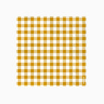 Guardanapo de papel dupla camada 33 x 33 cm Vichy Ocre