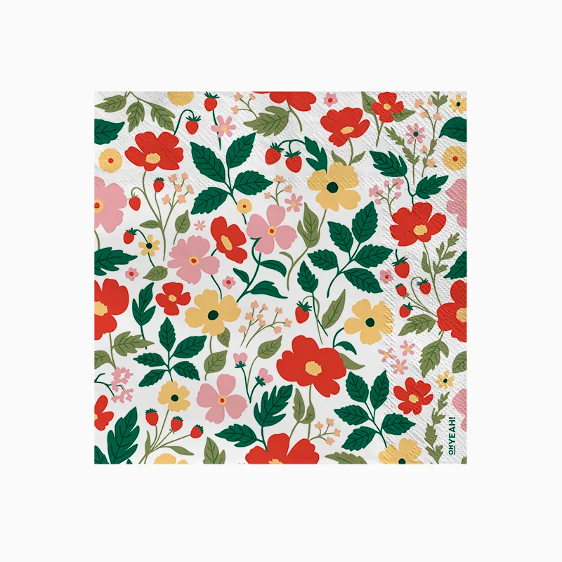 Servilleta Papel Doble Capa 33 x 33 cm Floral