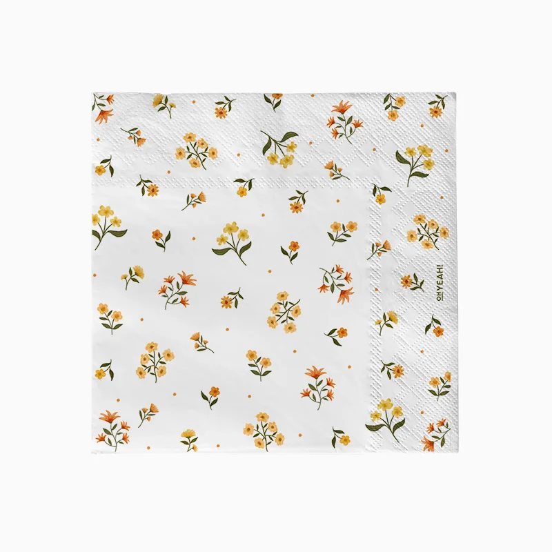 Servilleta Papel Doble Capa 33 x 33 cm Minimal Flor