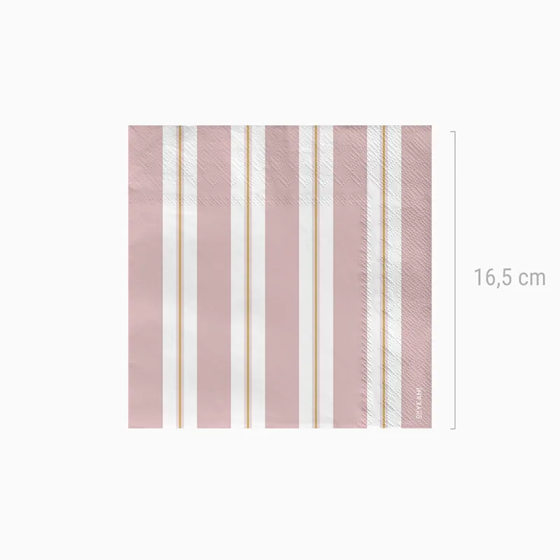 Servilleta Papel Doble Capa 33 x 33 cm Rayas