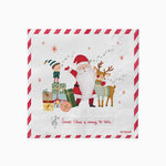 Servilleta Papel Doble Capa Navidad 33 x 33 cm ¡Llega Papá Noel!