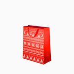 Bolsa de Natal de bordado vermelho