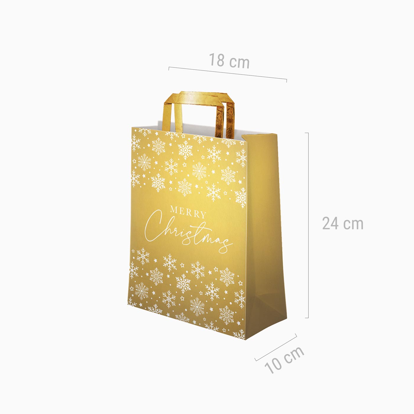 Weihnachten kleiner, schärfer goldener Bag Gold