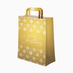 Super sac cadeau de Noël Gold Snowflake