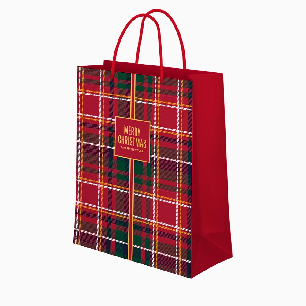 Big Christmas Bag Tartan