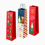 Sacs de bouteille assortissant 10 x 8 x 35 cm Magi Kings