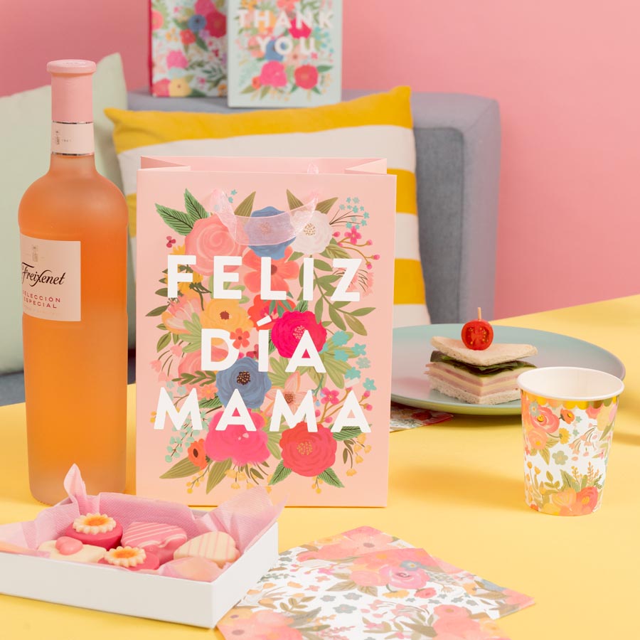 Borsa regalo per la festa della mamma "Happy Mom Day"