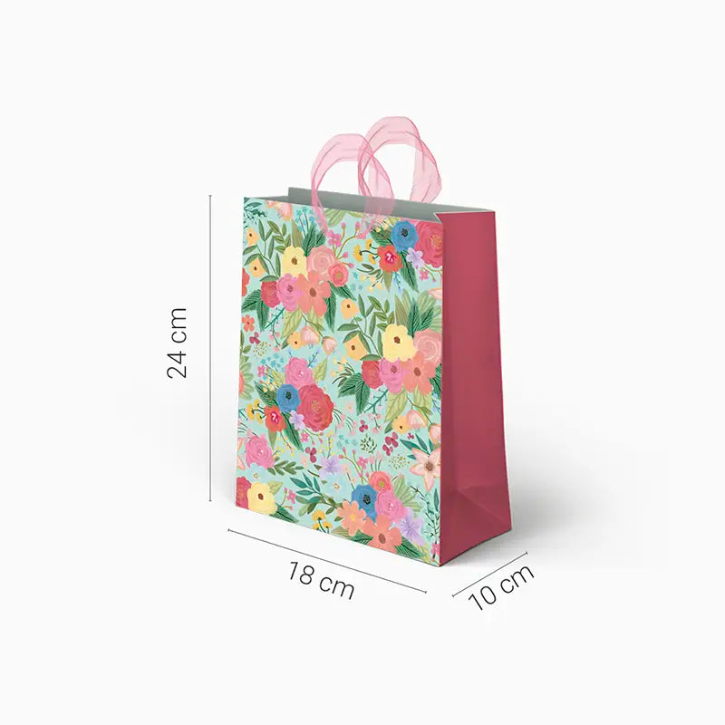 Small Green Gift Bag mint Oh Yeah by Partylosophy