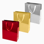 Bolsa Regalo Mediana 26 x 10 x 32 cm Metalizada Brillo