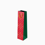 Bottle bag Christmas Winter Winter snowflake red