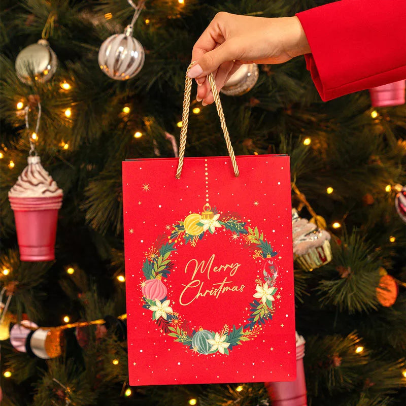 Bolsas Regalo Pequeñas Cartón Navidad 18 x 10 x 24 cm Ornaments