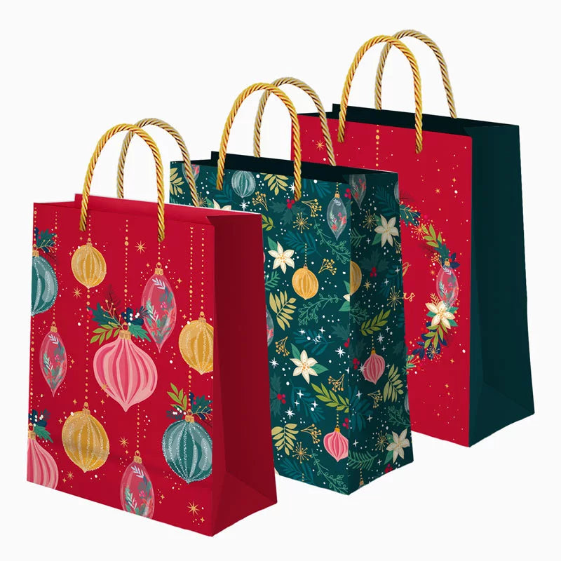Bolsas Regalo Grandes Cartón Navidad 30 x 10 x 42 cm Ornaments