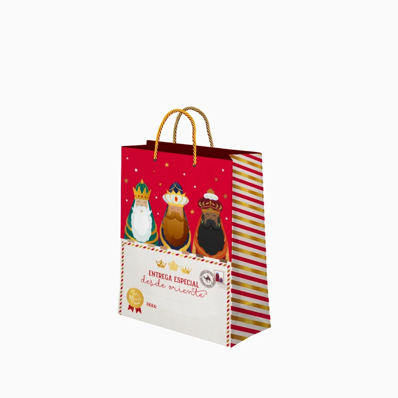 Small Christmas Bag 18 x 10 x 24 cm Magi Red Letter