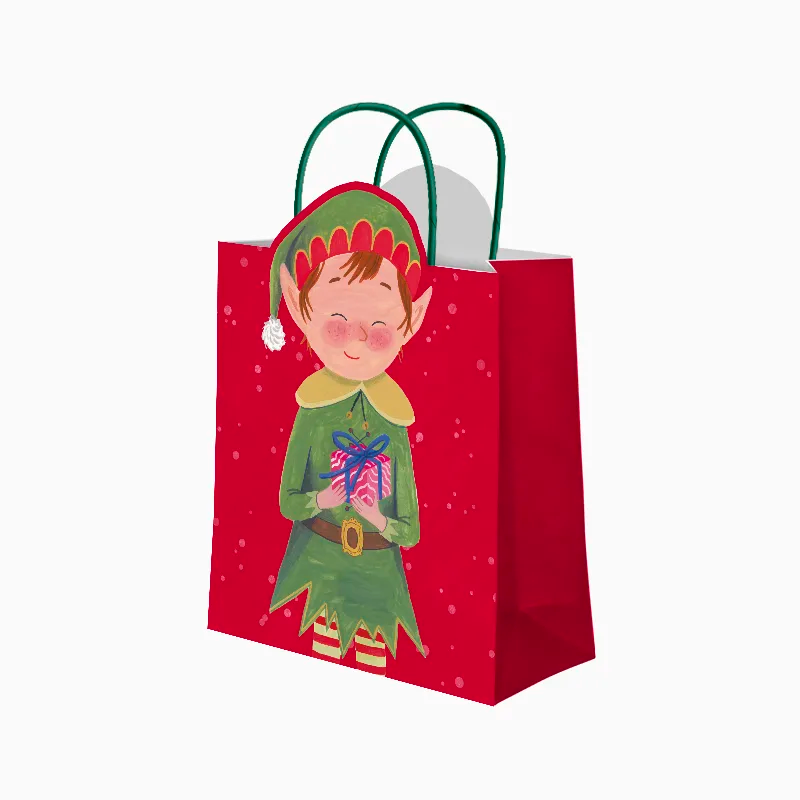 Regalo di Natale medio 26 x 10 x 32 cm Elfo