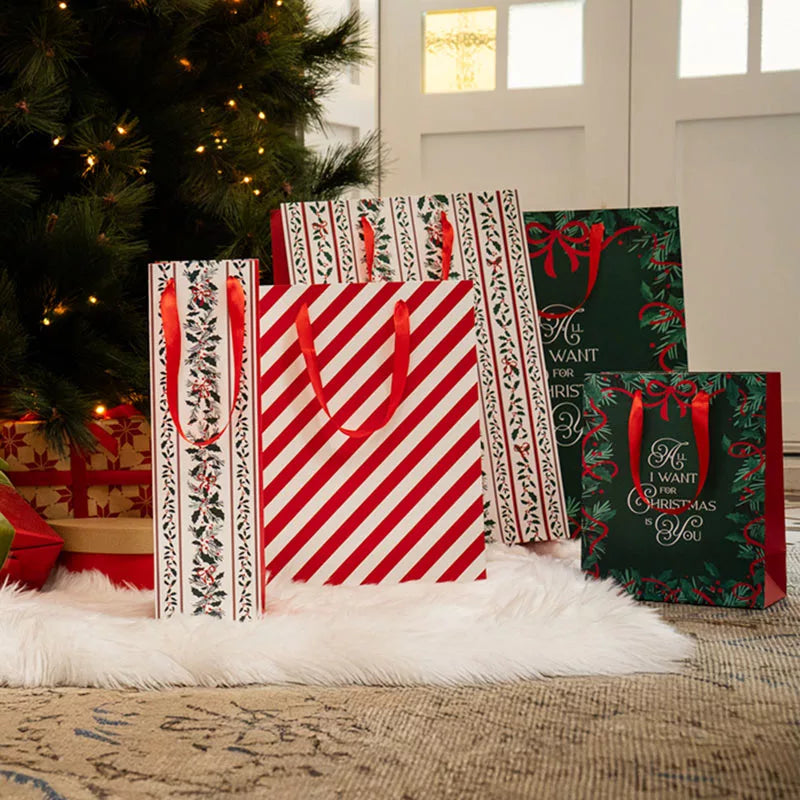 Bolsas Regalo Pequeñas Cartón Navidad 18 x 10 x 24 cm All I Want For Christmas