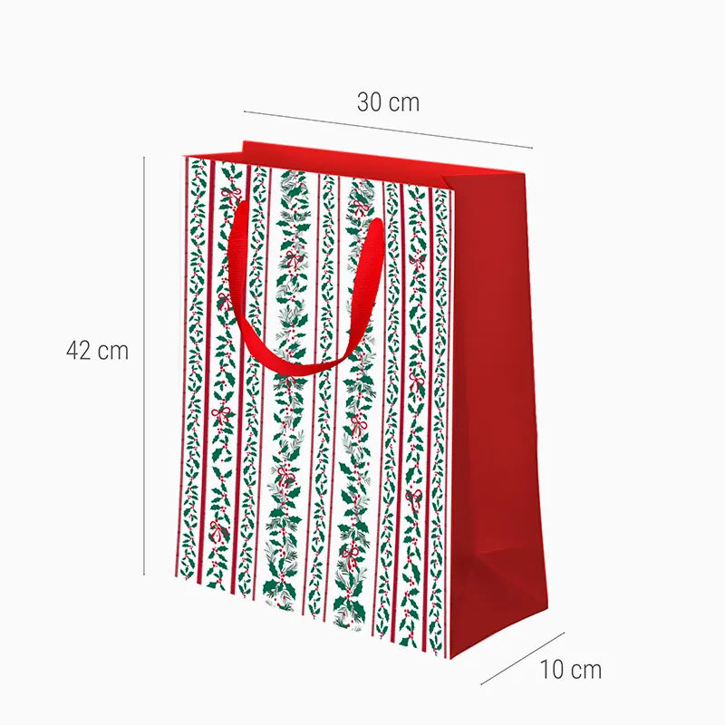Bolsas Regalo Grandes Cartón Navidad 30 x 10 x 42 cm All I Want For Christmas