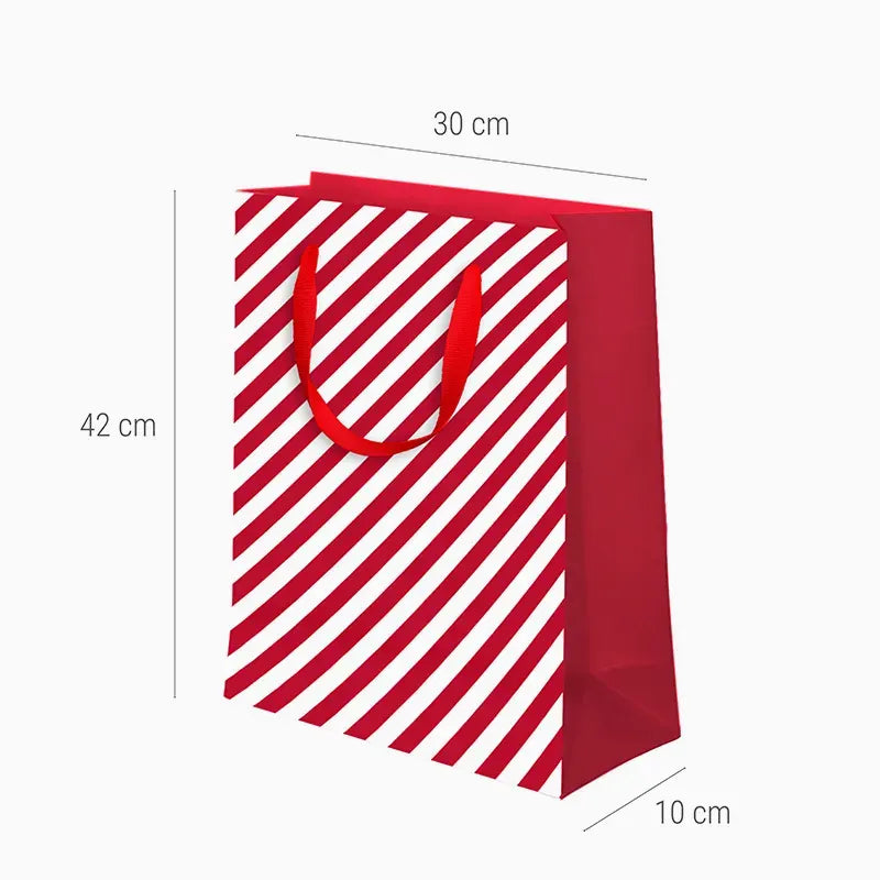 Bolsas Regalo Grandes Cartón Navidad 30 x 10 x 42 cm All I Want For Christmas