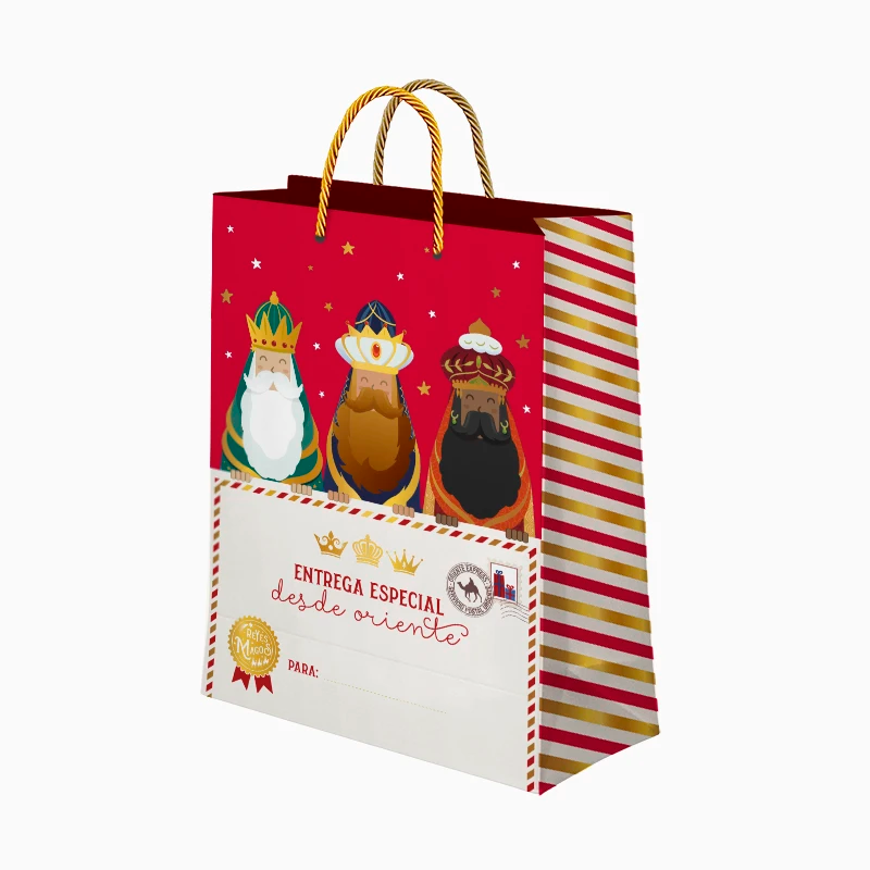 Big Christmas Bag 30 x 10 x 42 cm Magi Red Letter