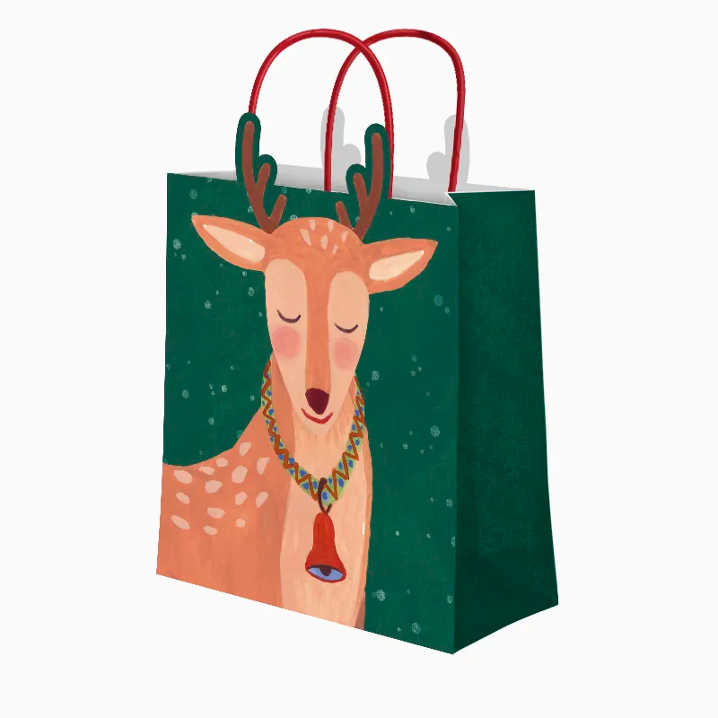 Große Weihnachtstasche 30 x 10 x 42 cm Reindo