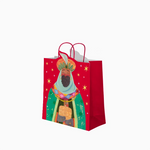 Bolsa Regalo Navidad Pequeña 18 x 10 x 24 cm Reyes Magos Baltasar