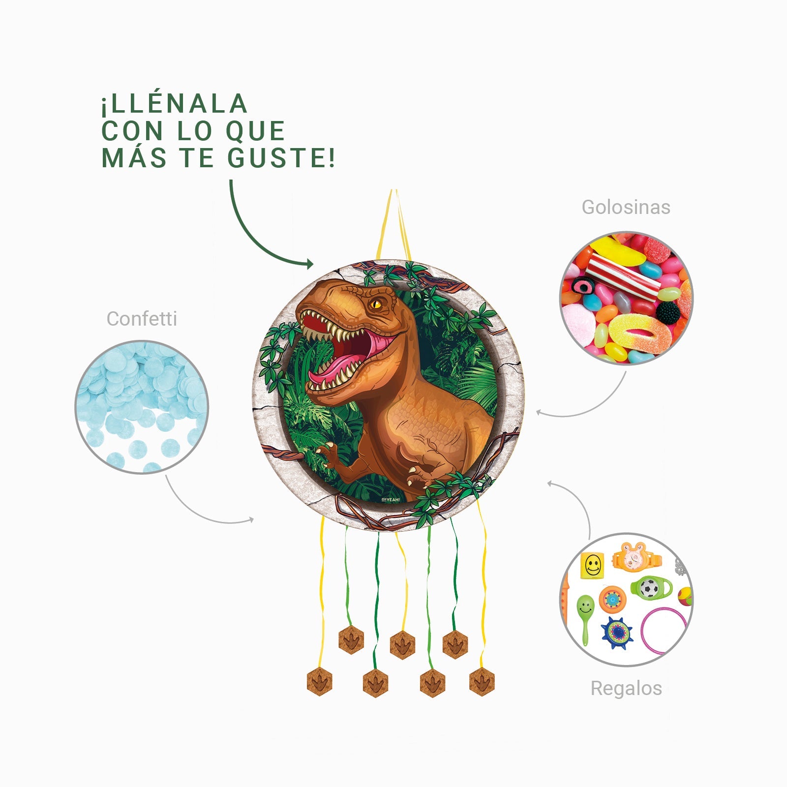 Dinossauro Rex Pinata