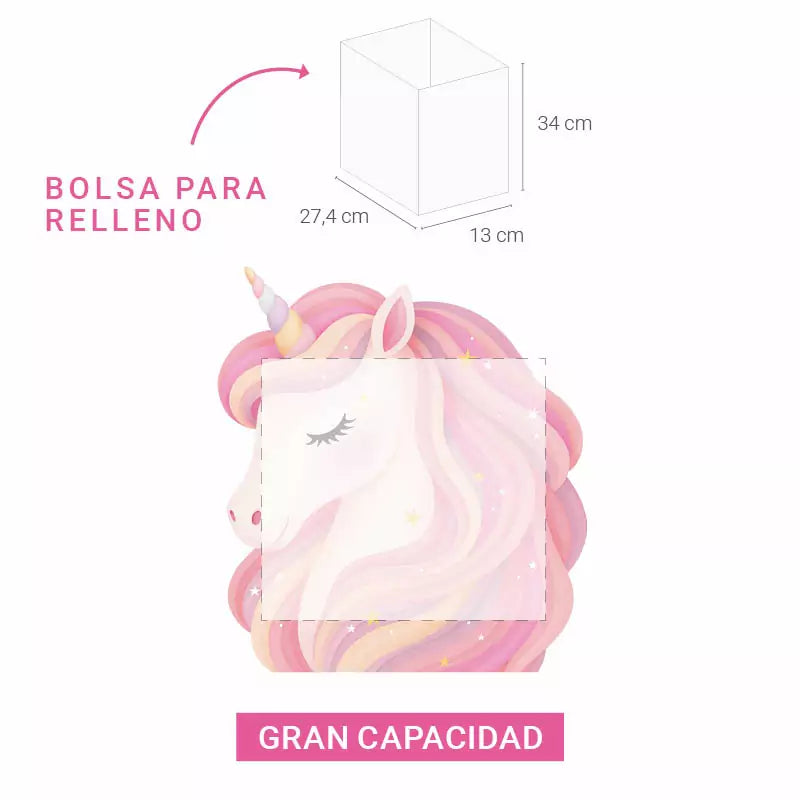 Pinata Unicórnio Rosa Bebê