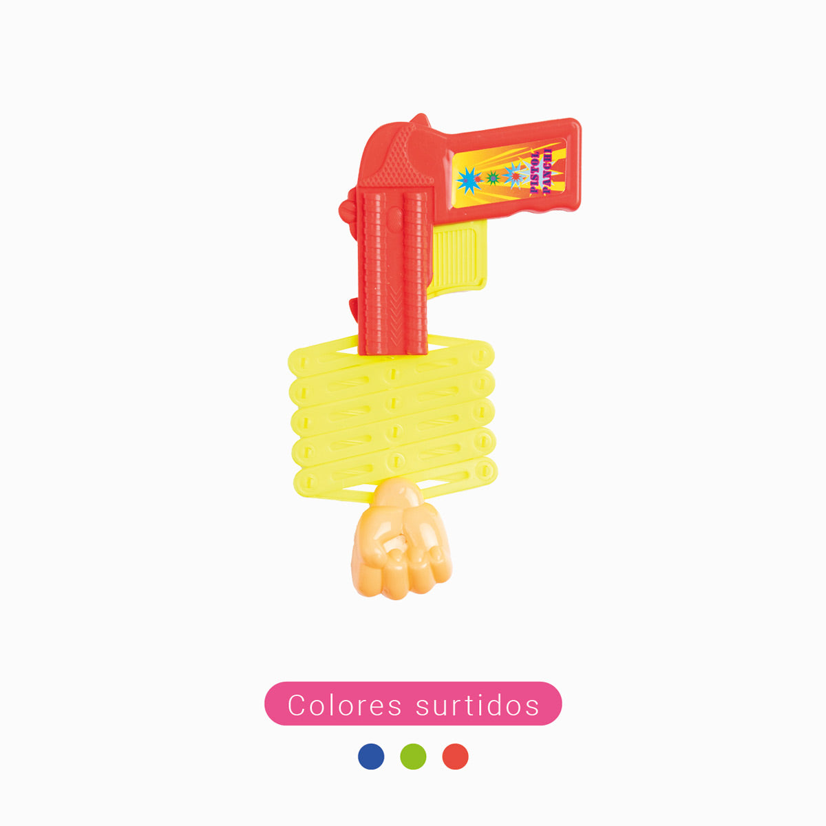 Piñata giocattolo pistola pulo polodos Colours