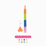 Brinquedo de abastecimento de piñata e chave pop