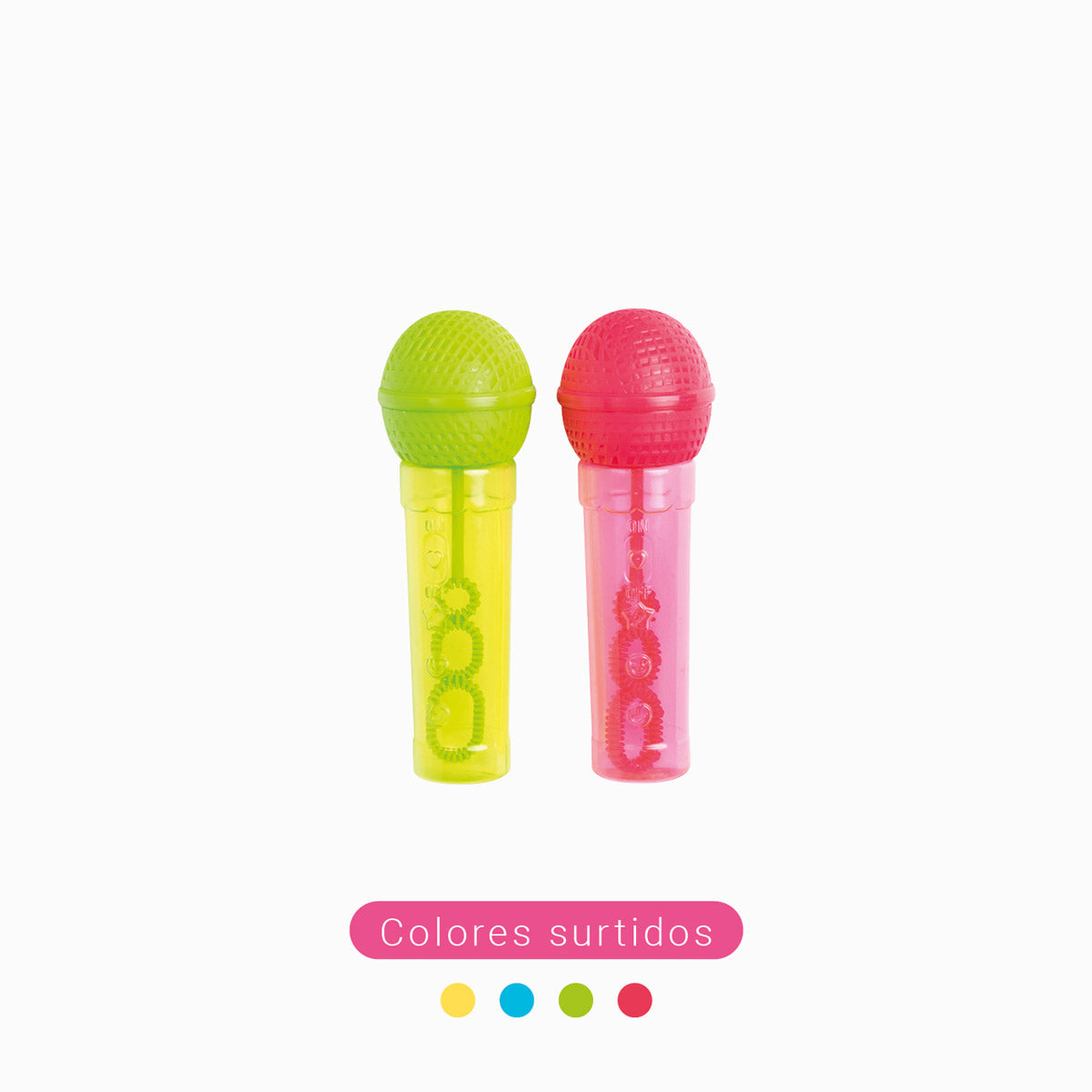 Piñata filling pomperos toys microphone assorted colors for parties ...