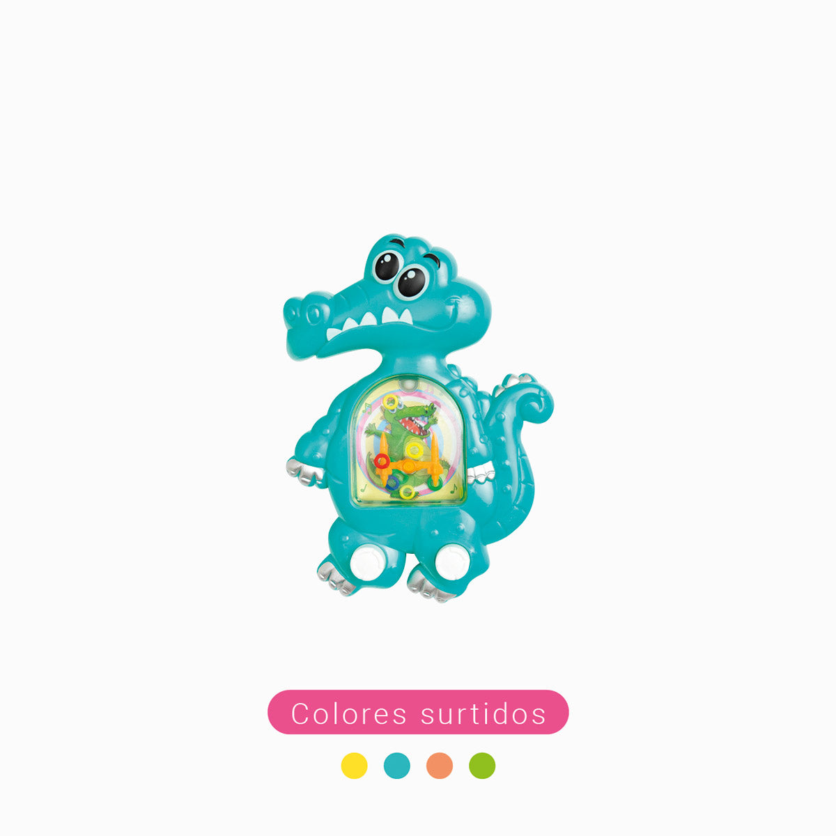 Piñata giocattolo acqua e colori del cerchio di coccodrillo assortiti