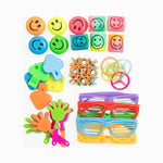 Set toys for multicolored piñata