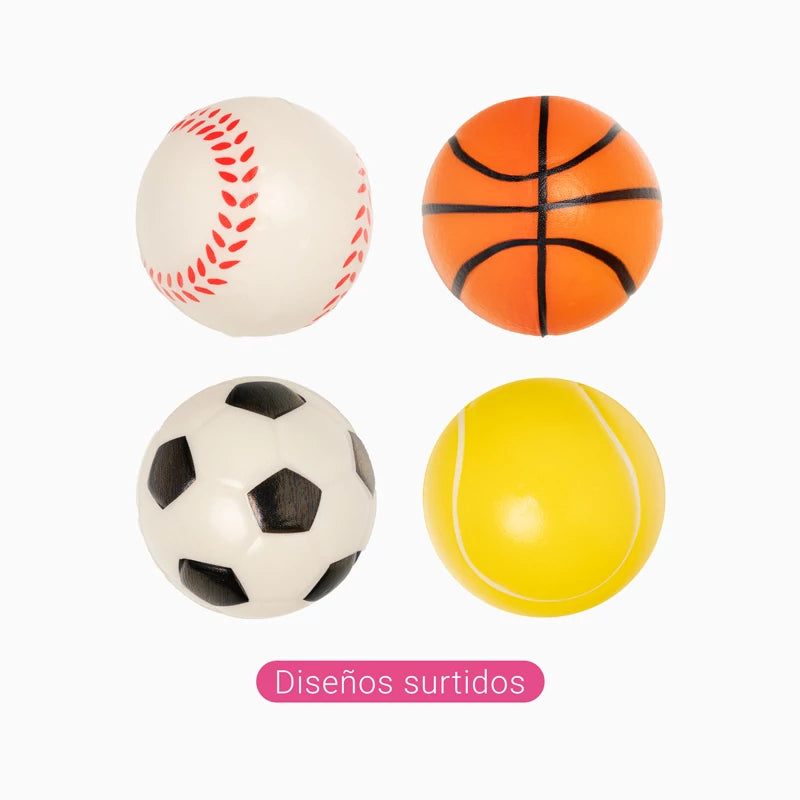Relleno Piñata Juguetes Pelota Antiestrés Diseños Surtidos