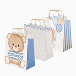 Bolsas Regalo Cartón Mediana 26 x 10 x 32 cm Baby Osito Azul