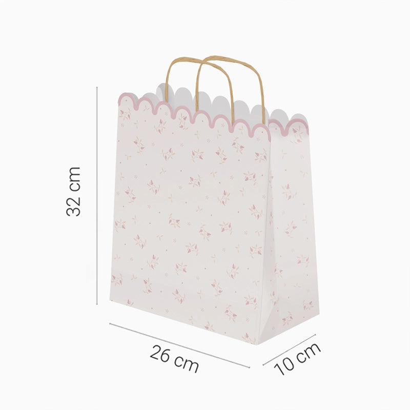 Bolsas Regalo Cartón Mediana 26 x 10 x 32 cm Baby Osito Rosa
