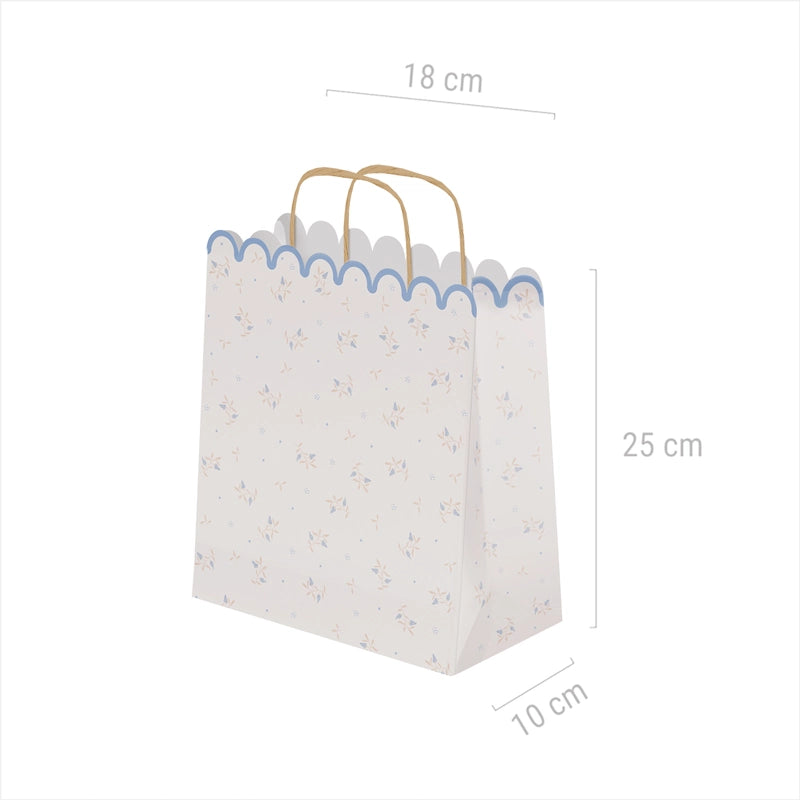 Bolsas Regalo Cartón Pequeña 18 x 10 x 24 cm Baby Osito Azul