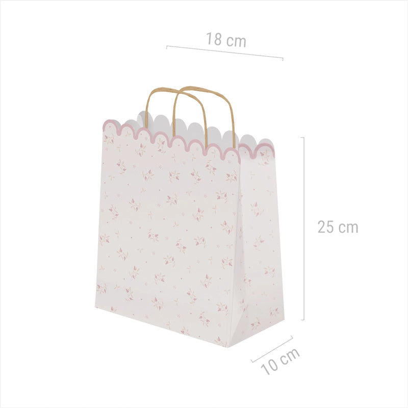 Bolsas Regalo Cartón Pequeña 18 x 10 x 24 cm Baby Osito Rosa