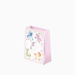 Saco pequeno de papelão para presente 18 x 10 x 24 cm Unicórnios Mágicos